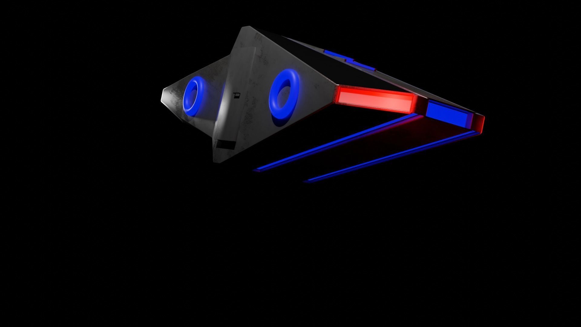 Flying Car 3D model_3