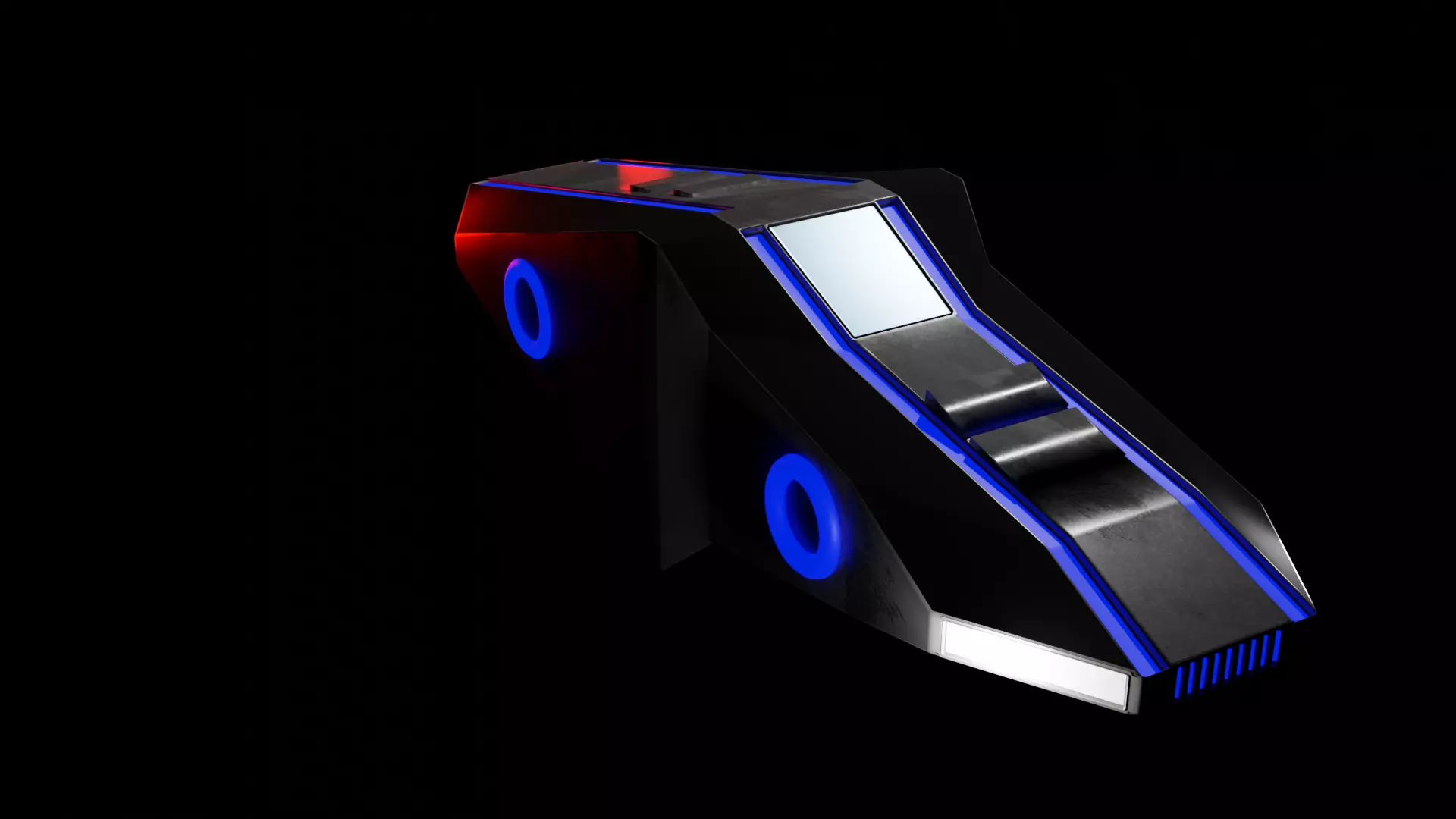 Flying Car 3D model_0