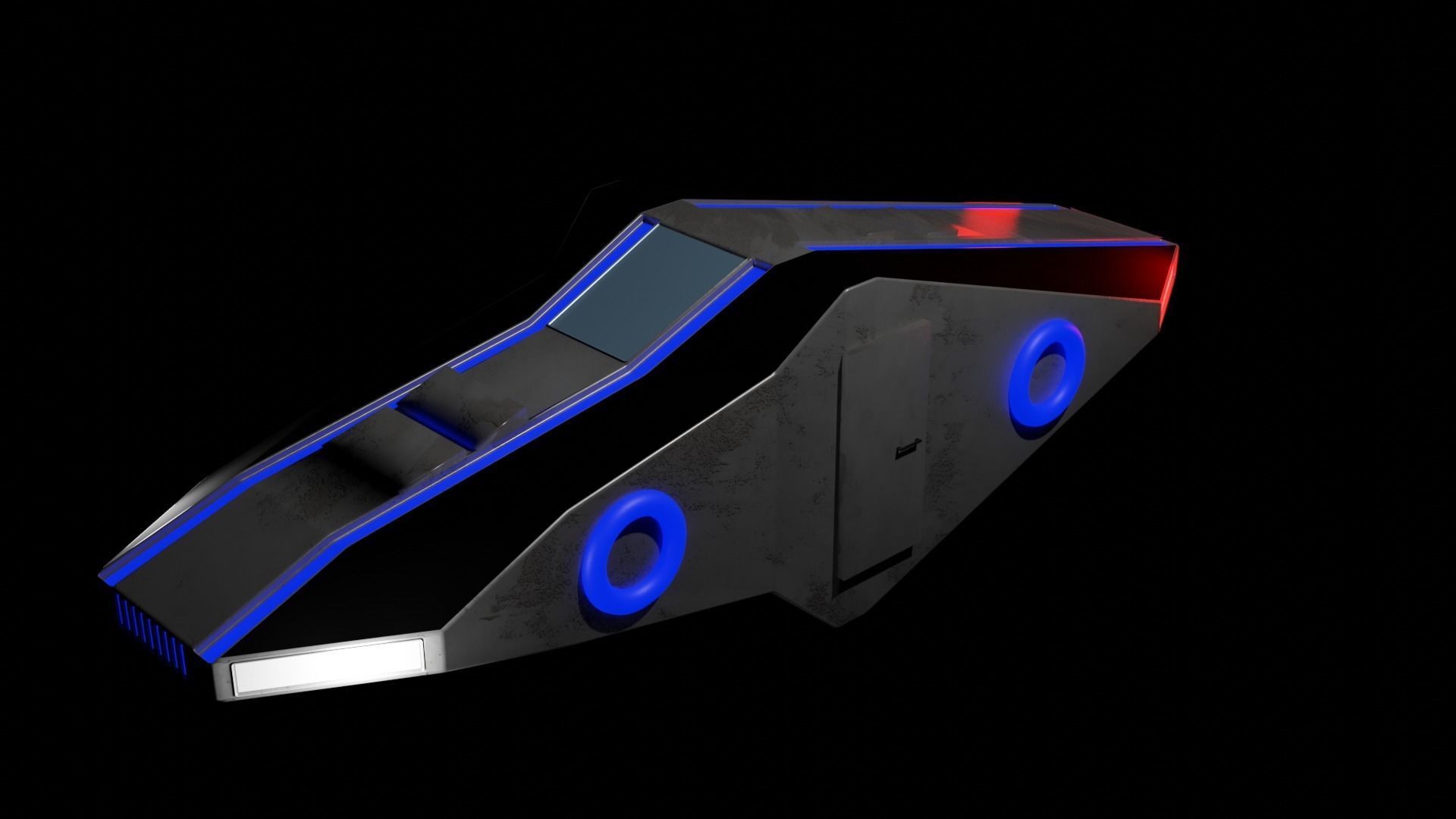 Flying Car 3D model_5