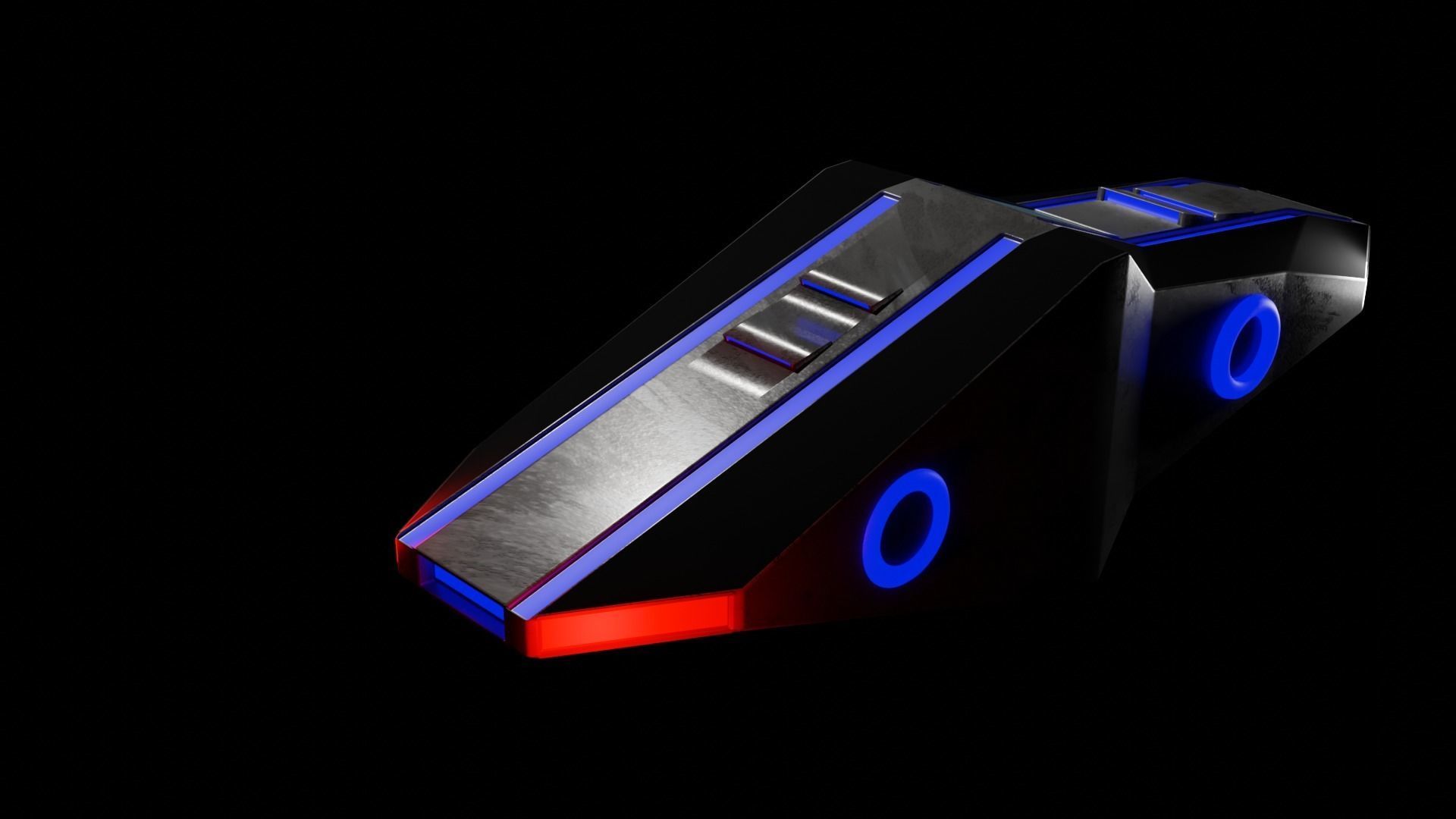 Flying Car 3D model_7