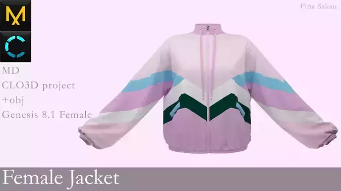 Female Jacket Marvelous Designer