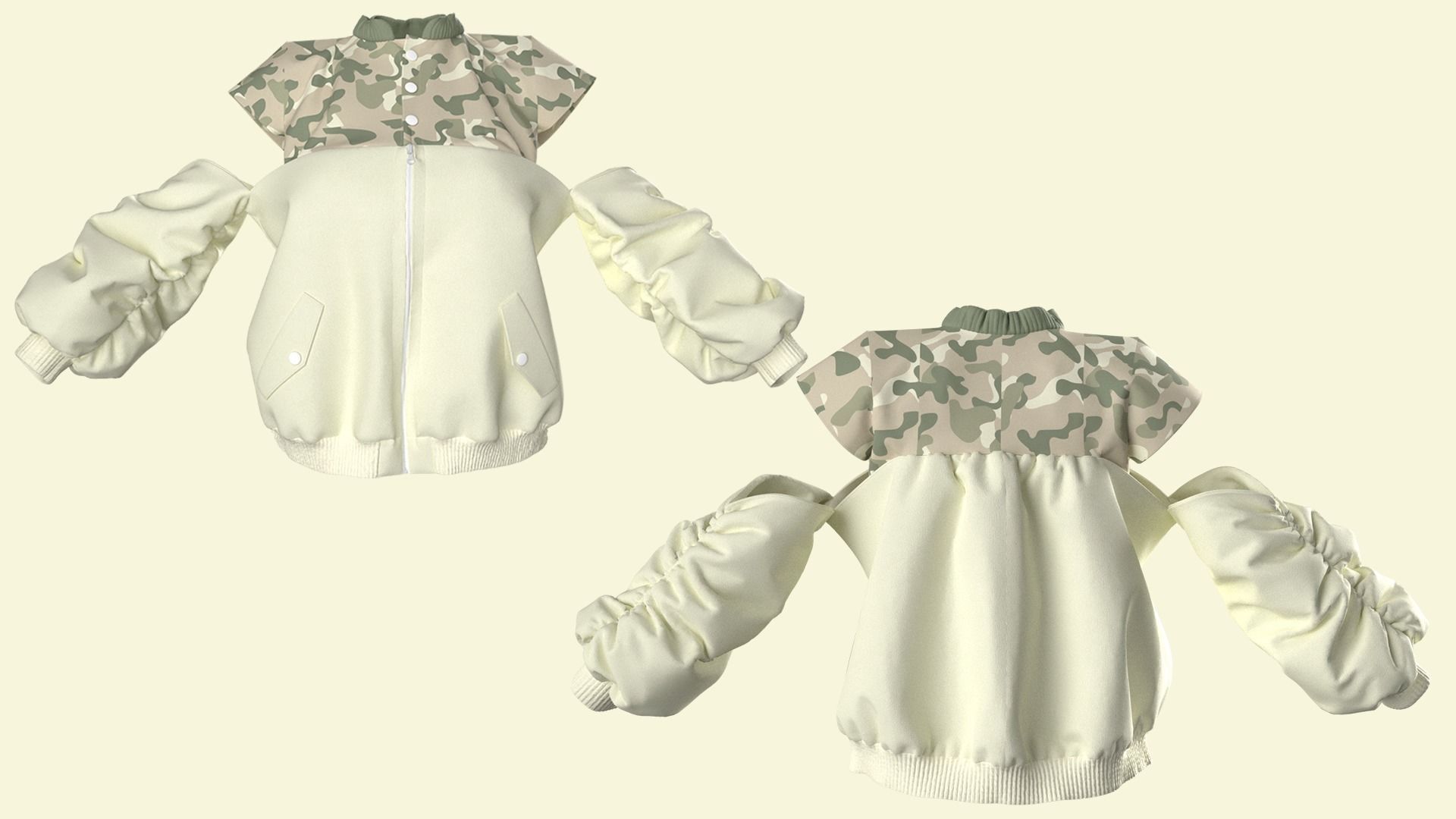 Female Outfit Marvelous Designer 3D model_3