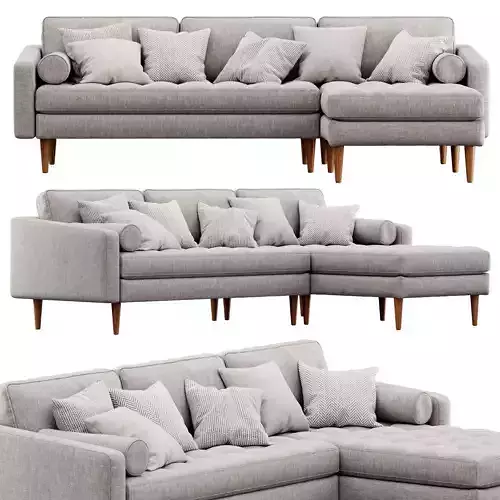 Napa Sectional Sofa by Poly and Bark