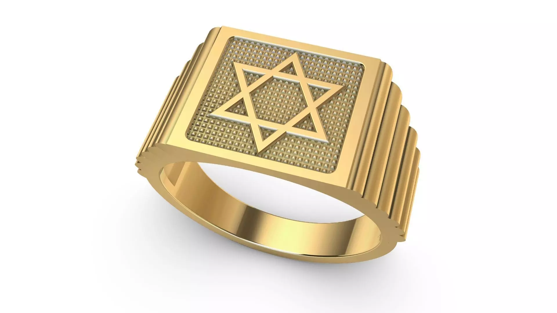 Star of David - Estrela de Davi Ring - Anel 3D print model