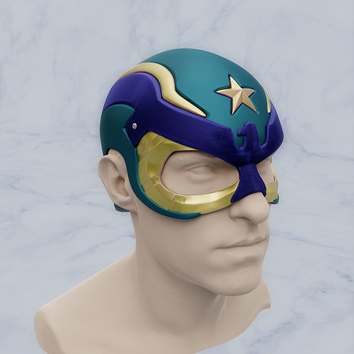 soldier boy helmet real size scale for 3d Printing The boys 3D print model