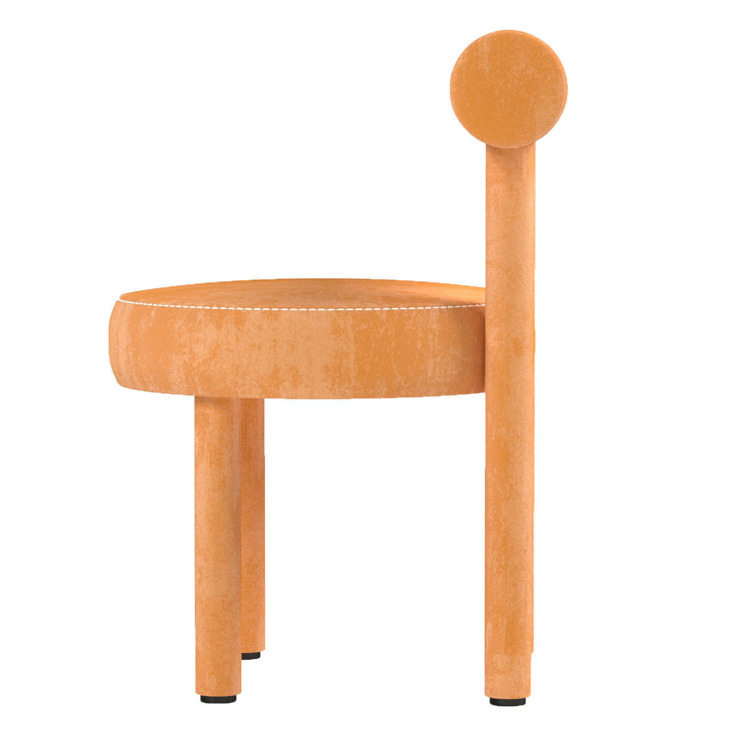 chair person - orange 3D model_1