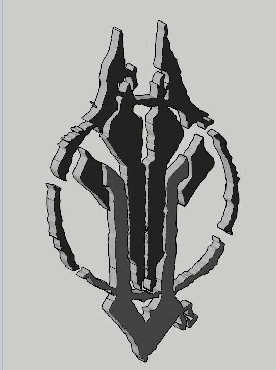 Darksiders Emblem and Logo 3D print model_4