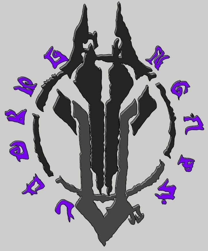 Darksiders Emblem and Logo 3D print model_3