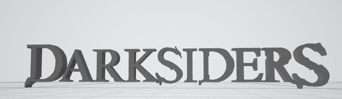 Darksiders Emblem and Logo 3D print model_2