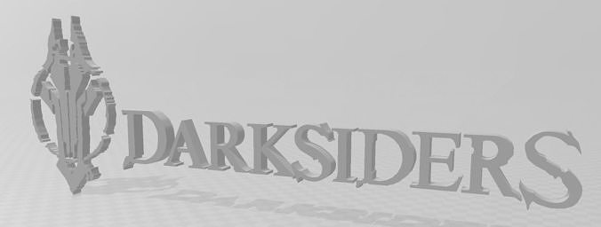 Darksiders Emblem and Logo 3D print model