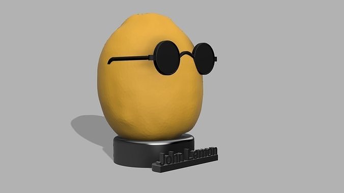 John Lemon Meme 3D print model