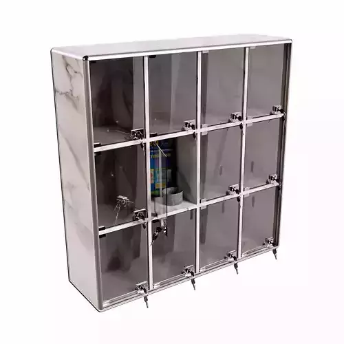 Mailbox stainless steel cube storage cabinet