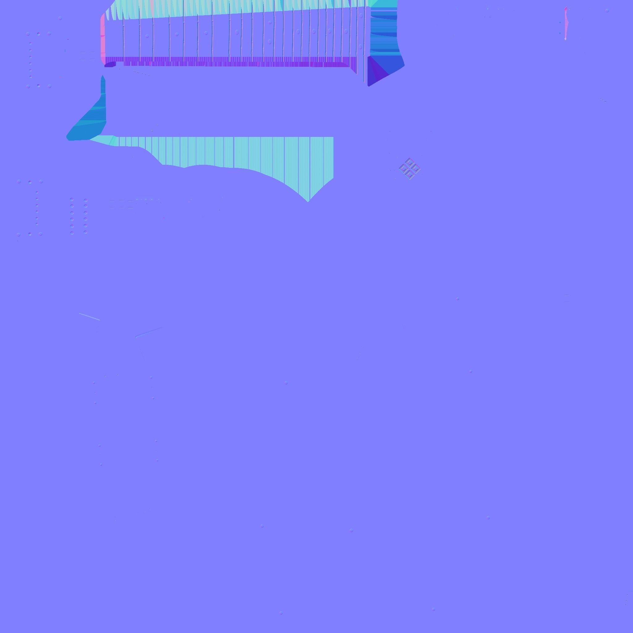 Electric Guitar H06 Pink - Music Instrument Design Low-poly 3D model_24