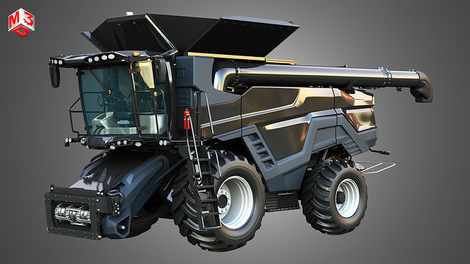 IDEAL - Combine Harvester - without Harvester Header 3D model