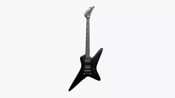 Electric Guitar I03 Black - Music Instrument Design