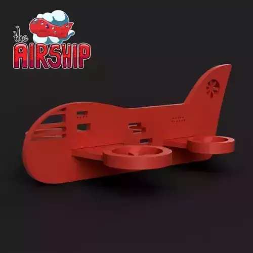 Among Us Airship kit card Free 3D print model