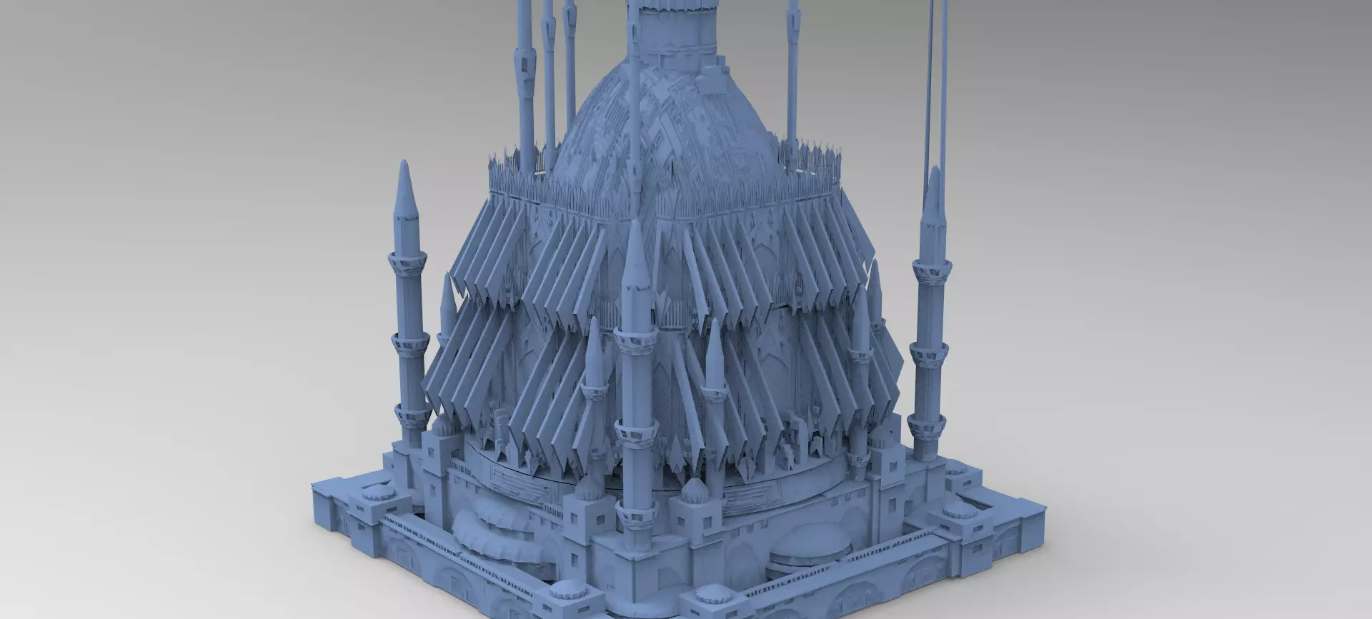 Dungeon of Cathedral of the Depths 9 3D model_0