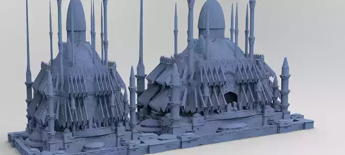 Dungeon of Cathedral of the Depths 2 designs 3D model