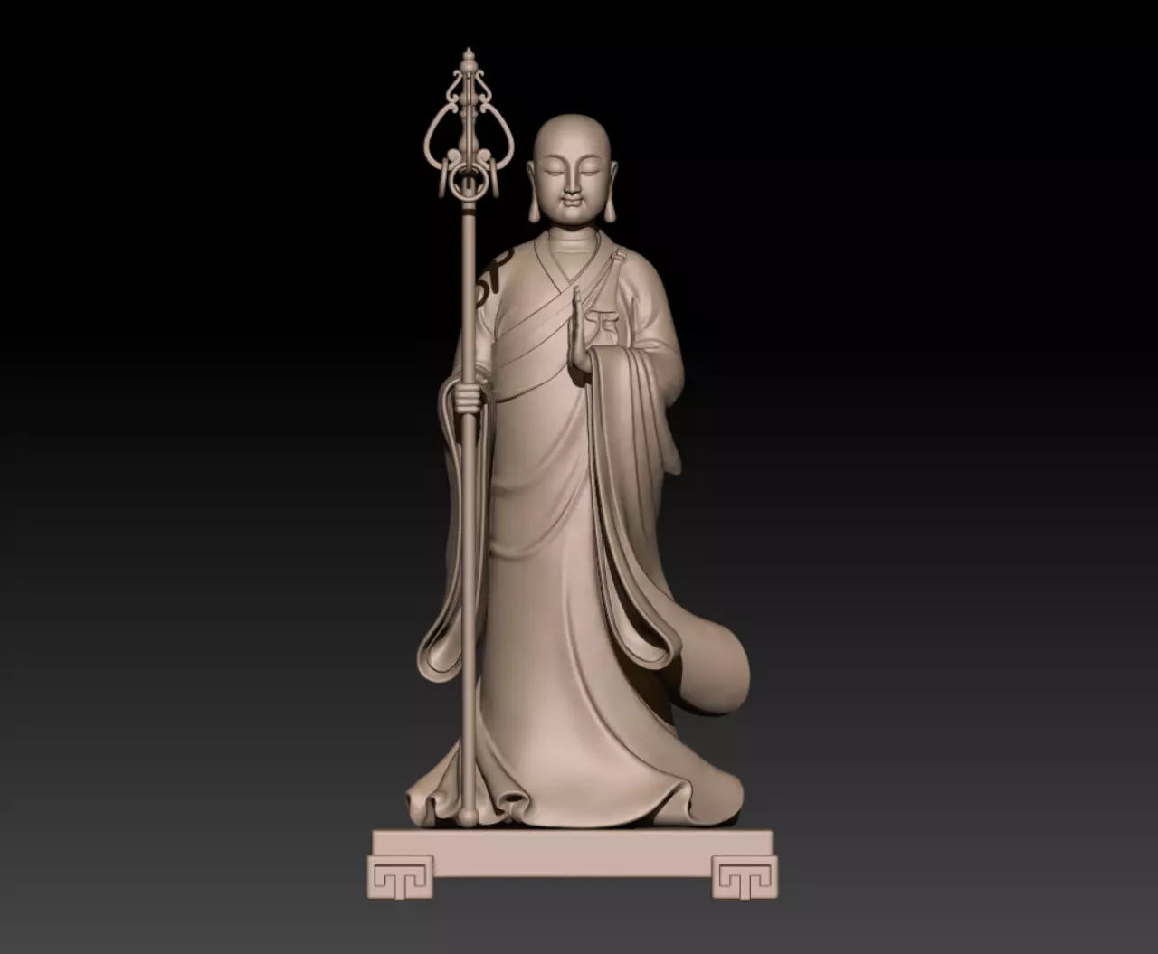 figure of the Buddha 3D model_0