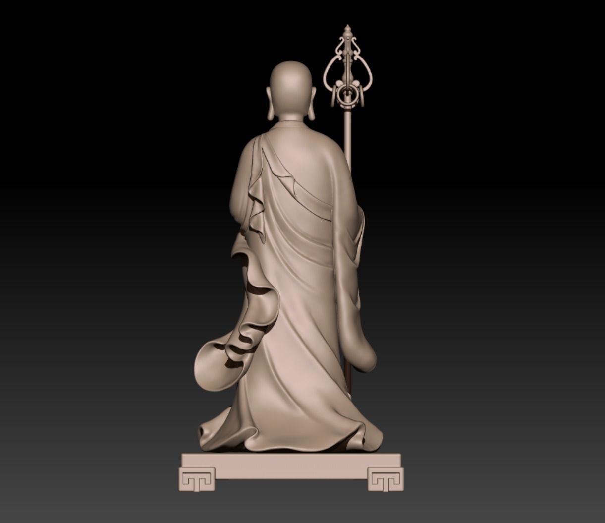 figure of the Buddha 3D model_2