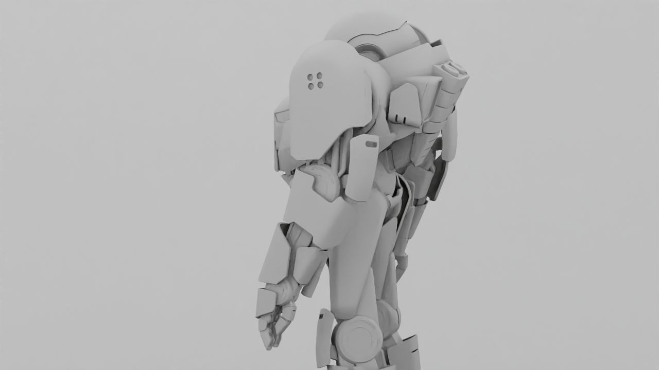 COMBAT DROID IONOS rigged character 3D model_34