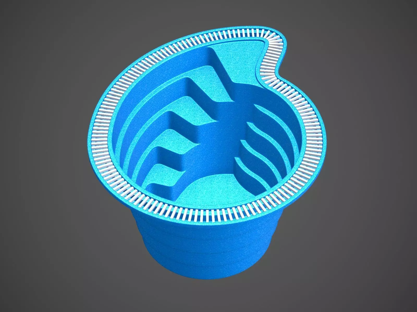 Lotus swimming pool 3D model_0