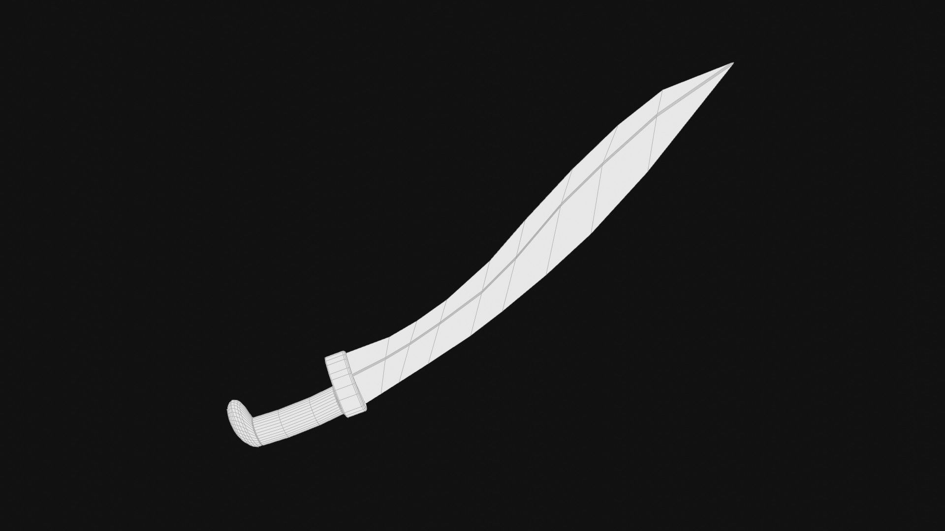 Spartan Collection shield with two spears 3D model_13