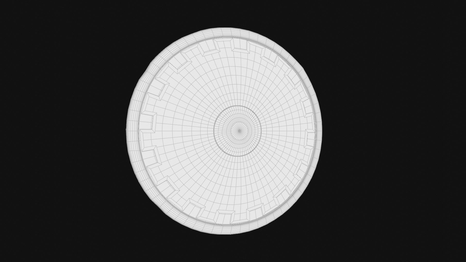Spartan Collection shield with two spears 3D model_15