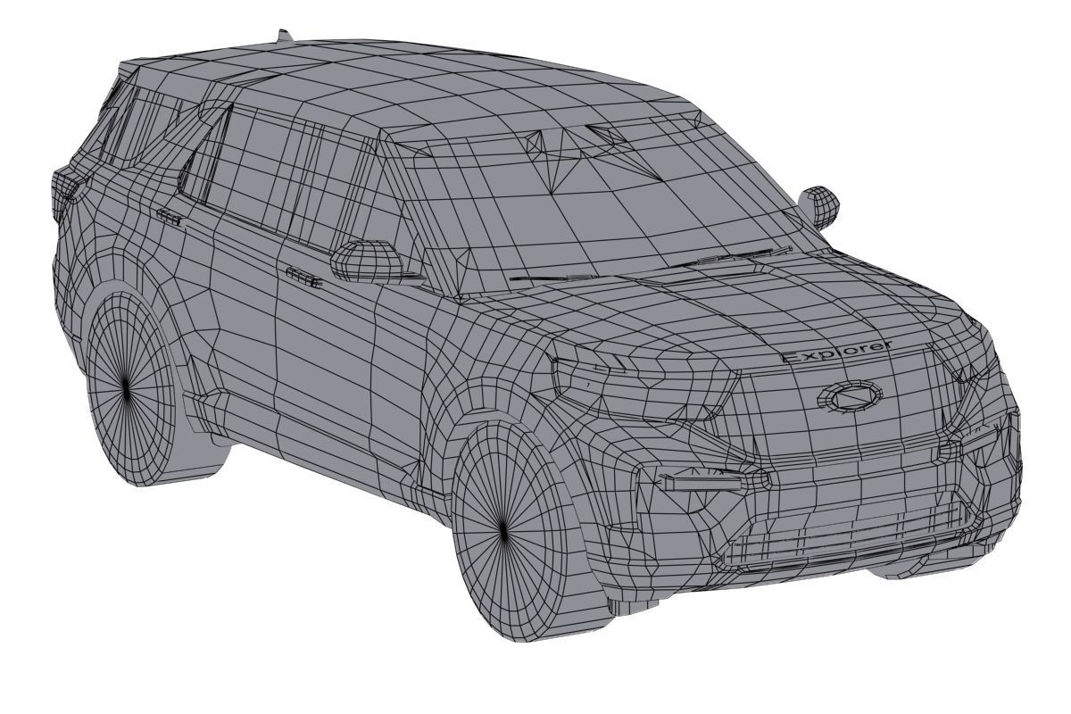 Vehicle-Pack-3 Low-poly 3D model_16