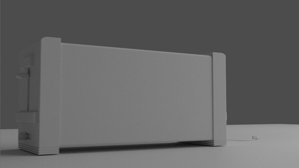 Toaster Free 3D model_3