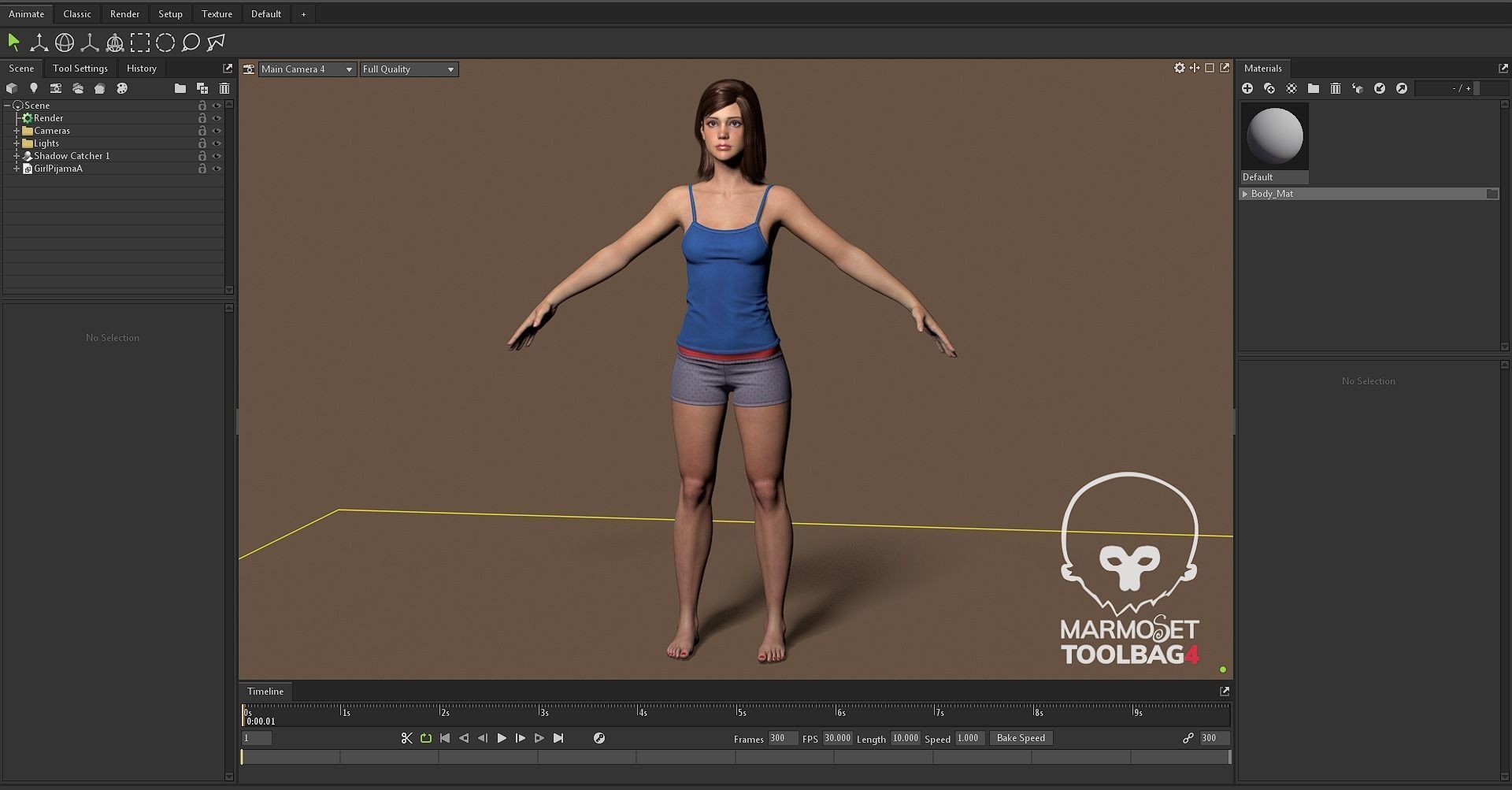Teenage girl 3D model_50