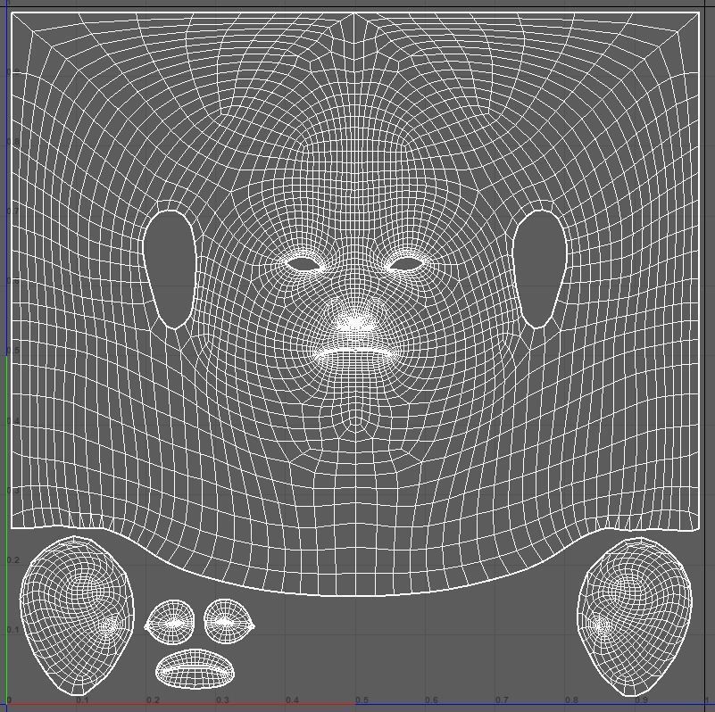 Teenage girl 3D model_52