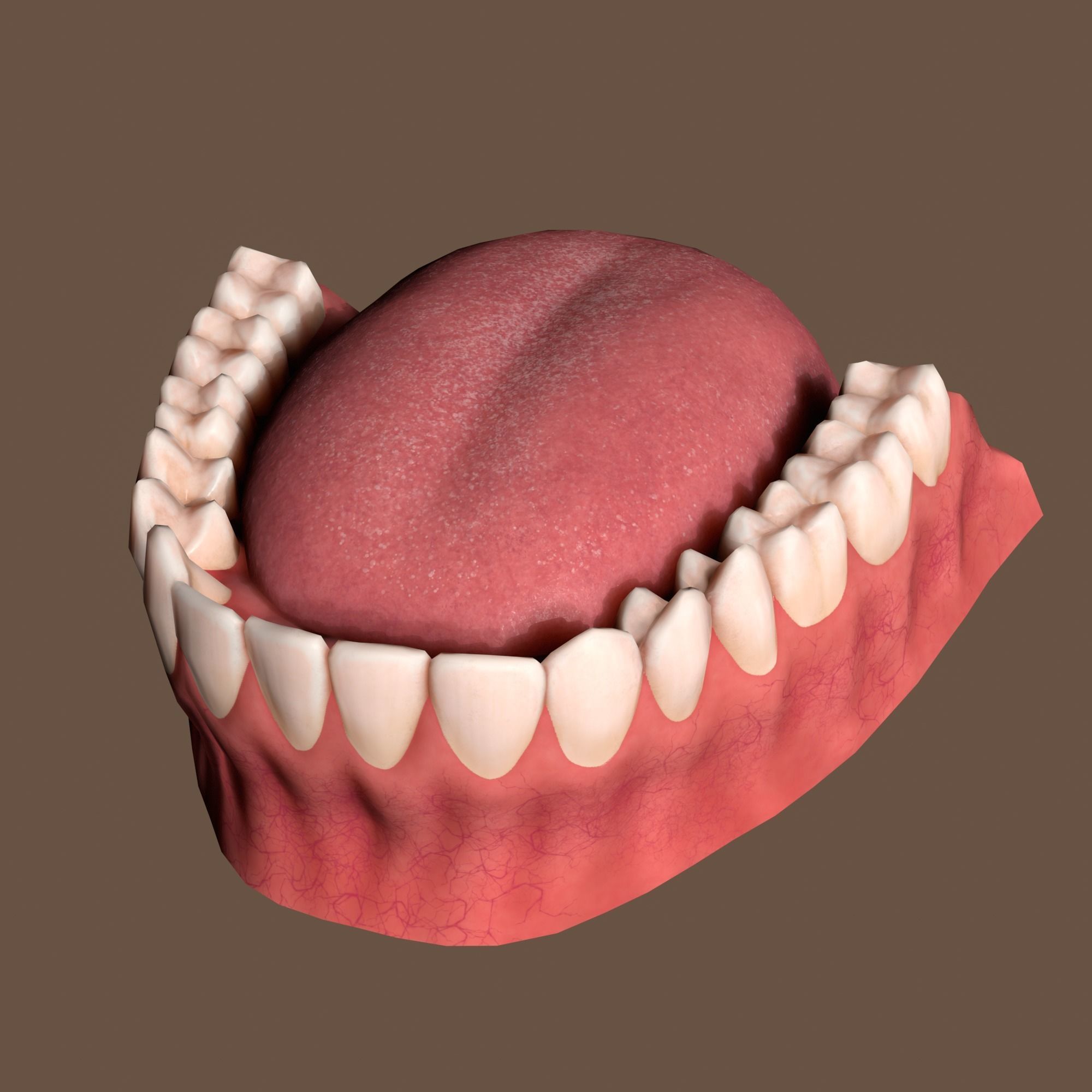 Teenage girl 3D model_35