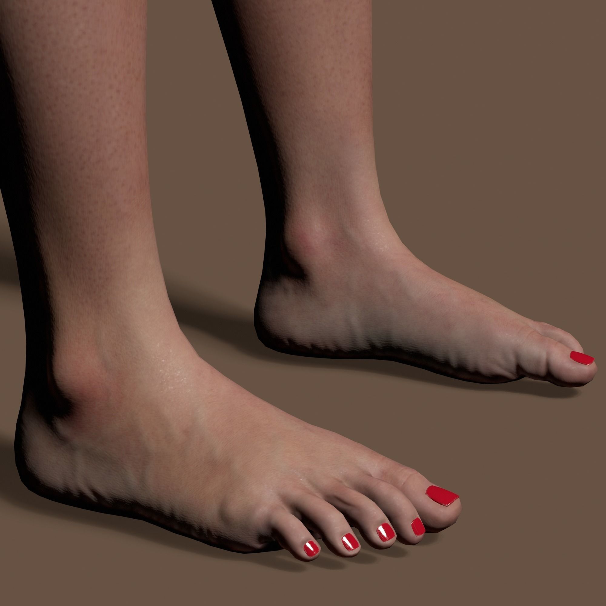 Teenage girl 3D model_31