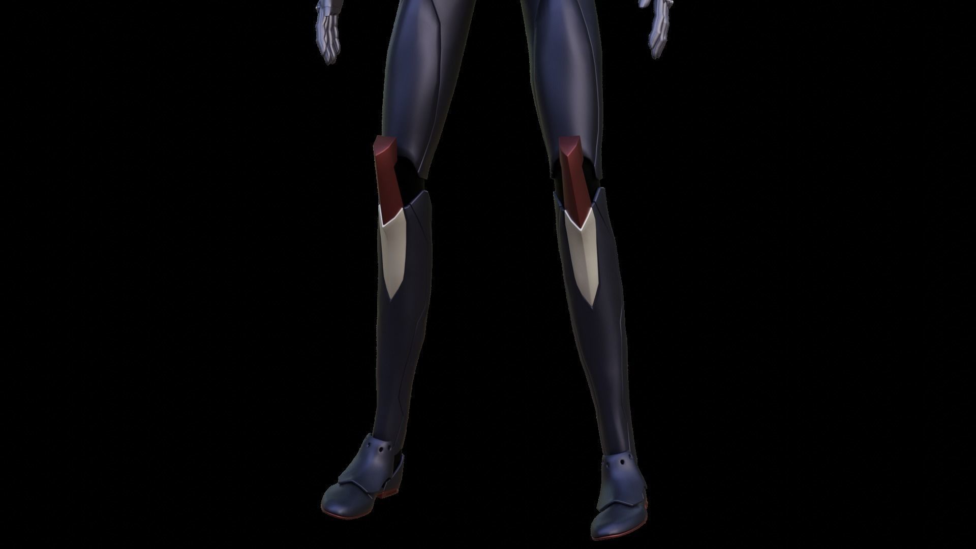 Rigged EVA 03 Unit Neon Genesis Evangelion Low-poly 3D model_30