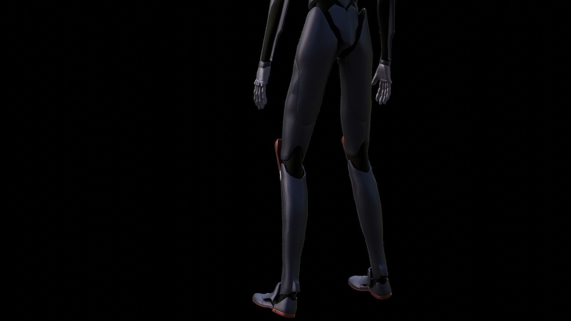 Rigged EVA 03 Unit Neon Genesis Evangelion Low-poly 3D model_41