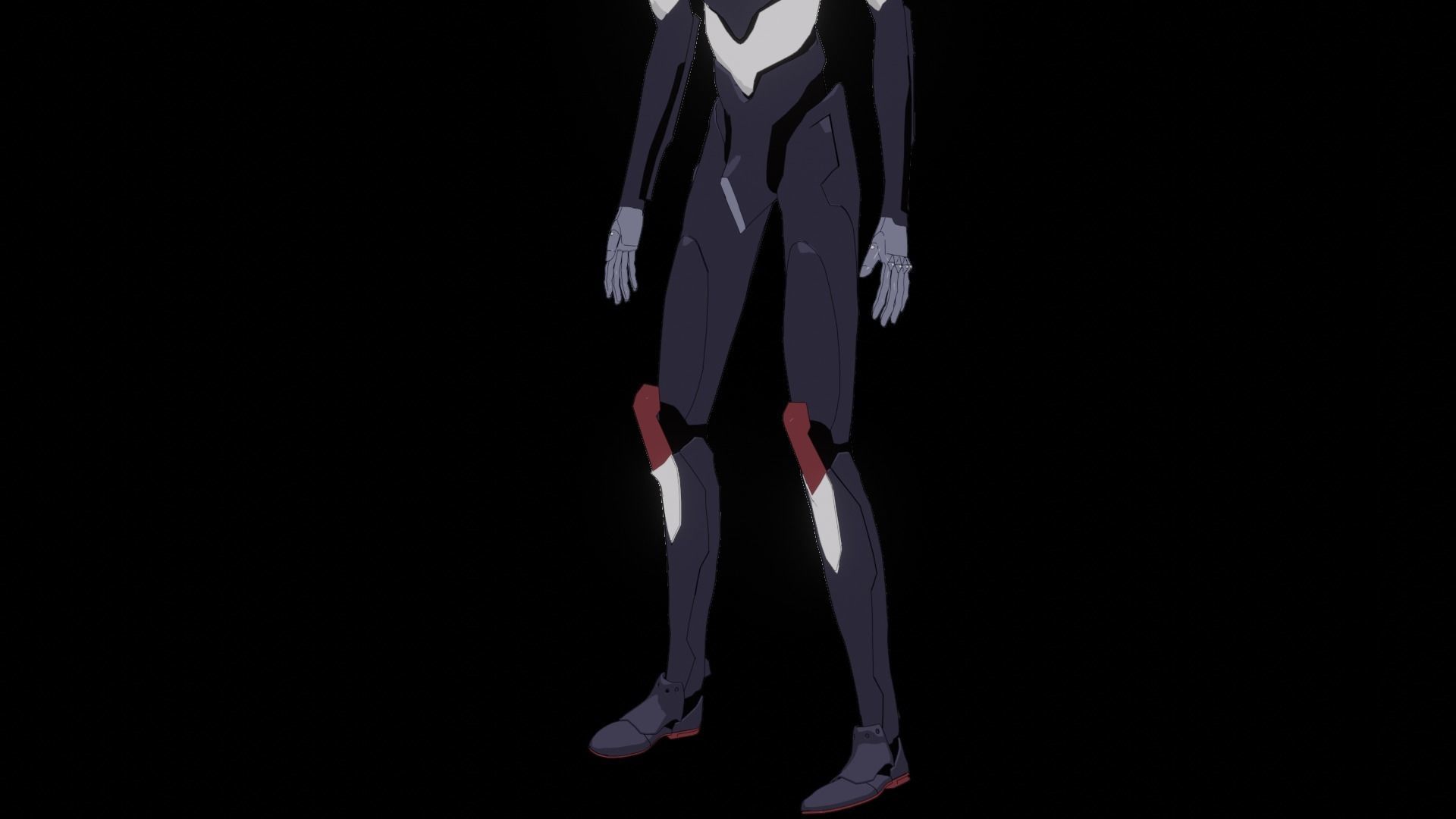 Rigged EVA 03 Unit Neon Genesis Evangelion Low-poly 3D model_39