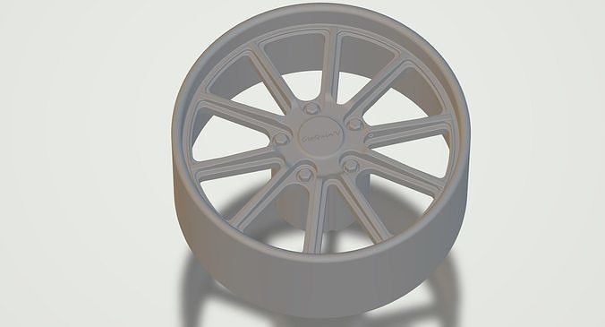 AR Rodder Wheels with Tires and Brakes for 3D Printing 3D print model