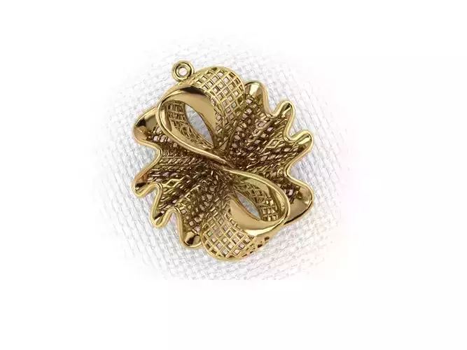 pendant30 gold plated flower brooch