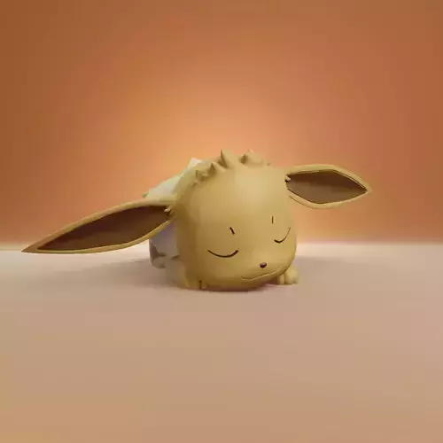 Pokemon - Sleeping Eevee