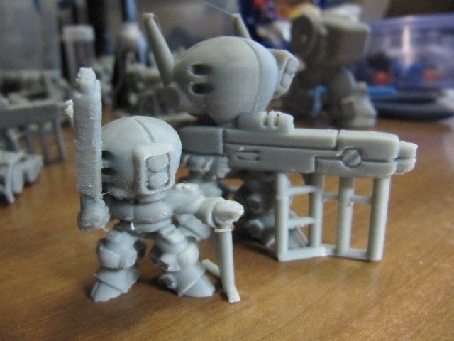 CHIBI-TECH SD - TCE ADHERENT SQUAD 3D print model_6