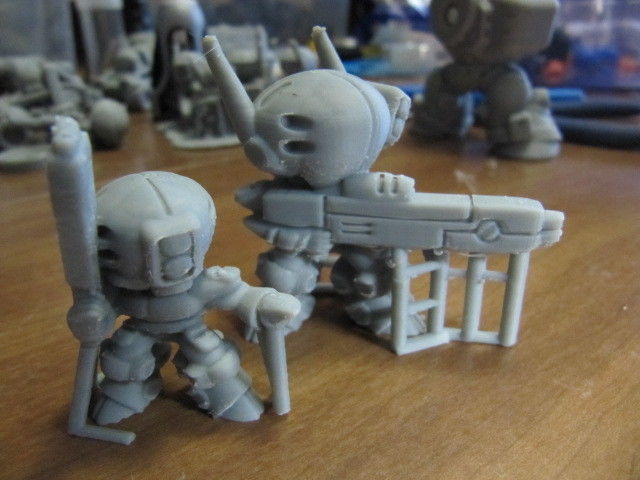 CHIBI-TECH SD - TCE ADHERENT SQUAD 3D print model_5