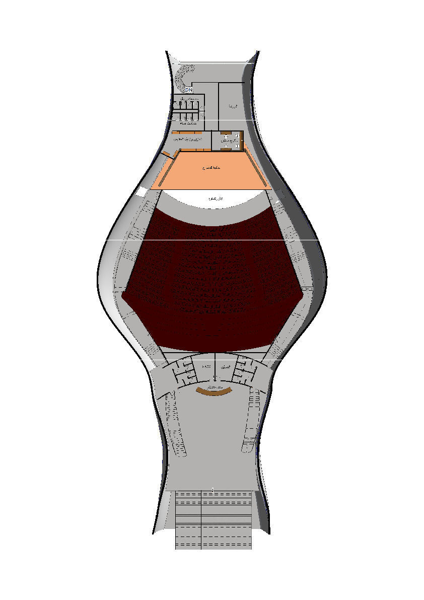 Edificio Casa Opera Low-poly 3D model_5