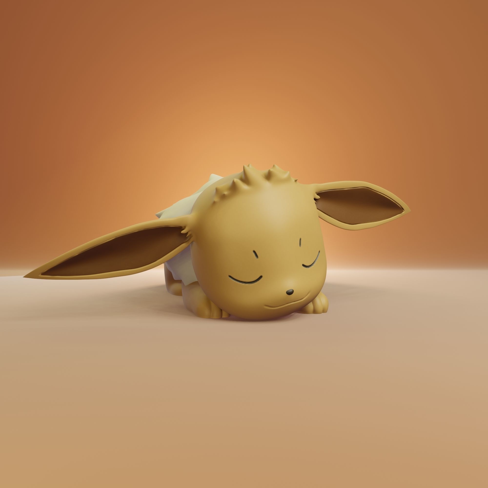 Pokemon - Sleeping Eeveelutions 3D print model_1