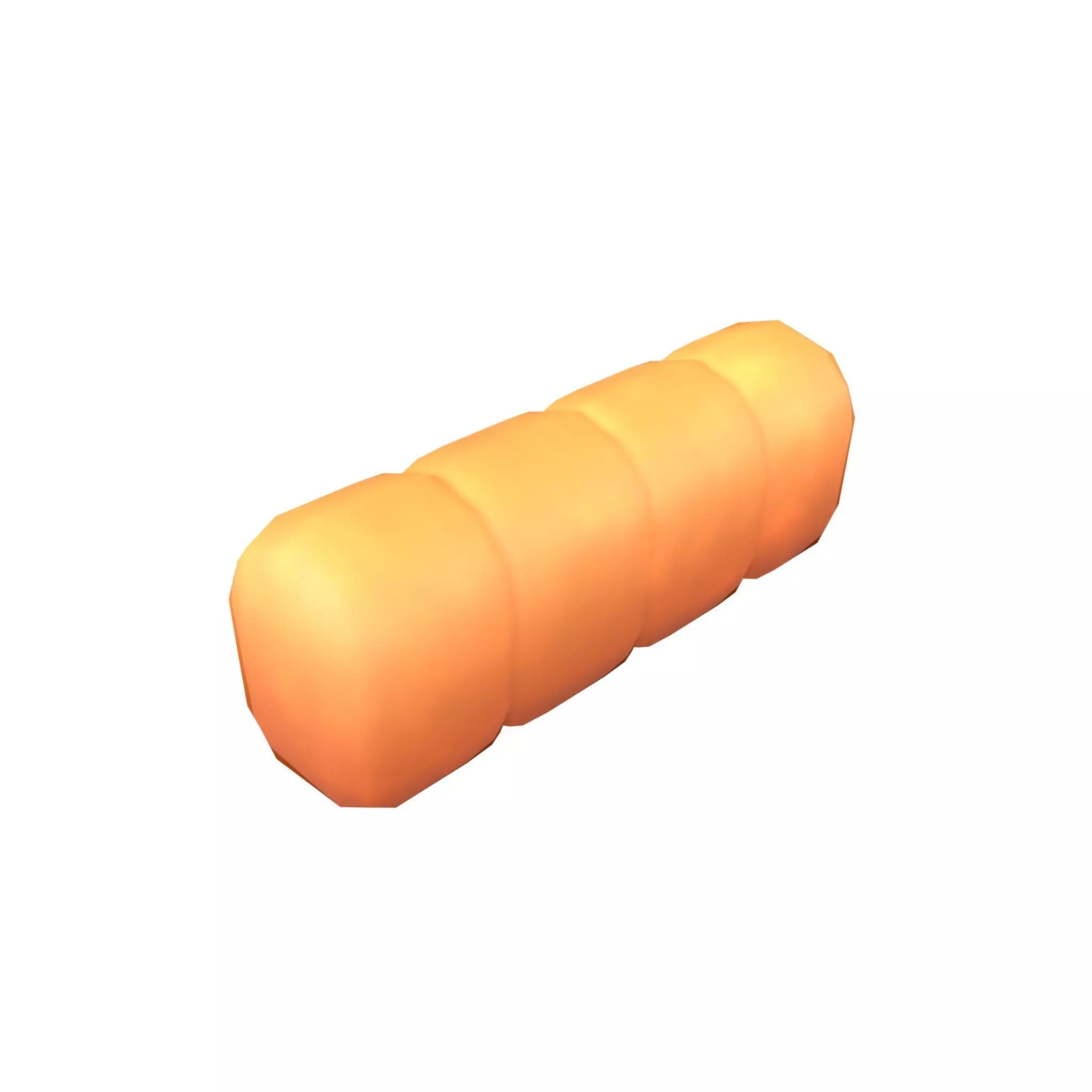 Bread v2 001 Low-poly 3D model
