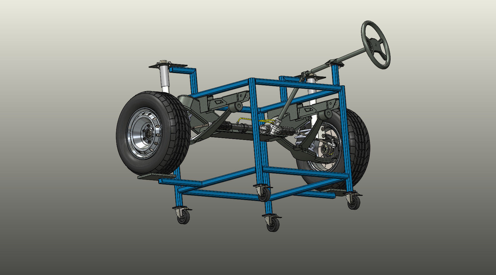 suspension model taylor wheeled chassis 3D print model_3