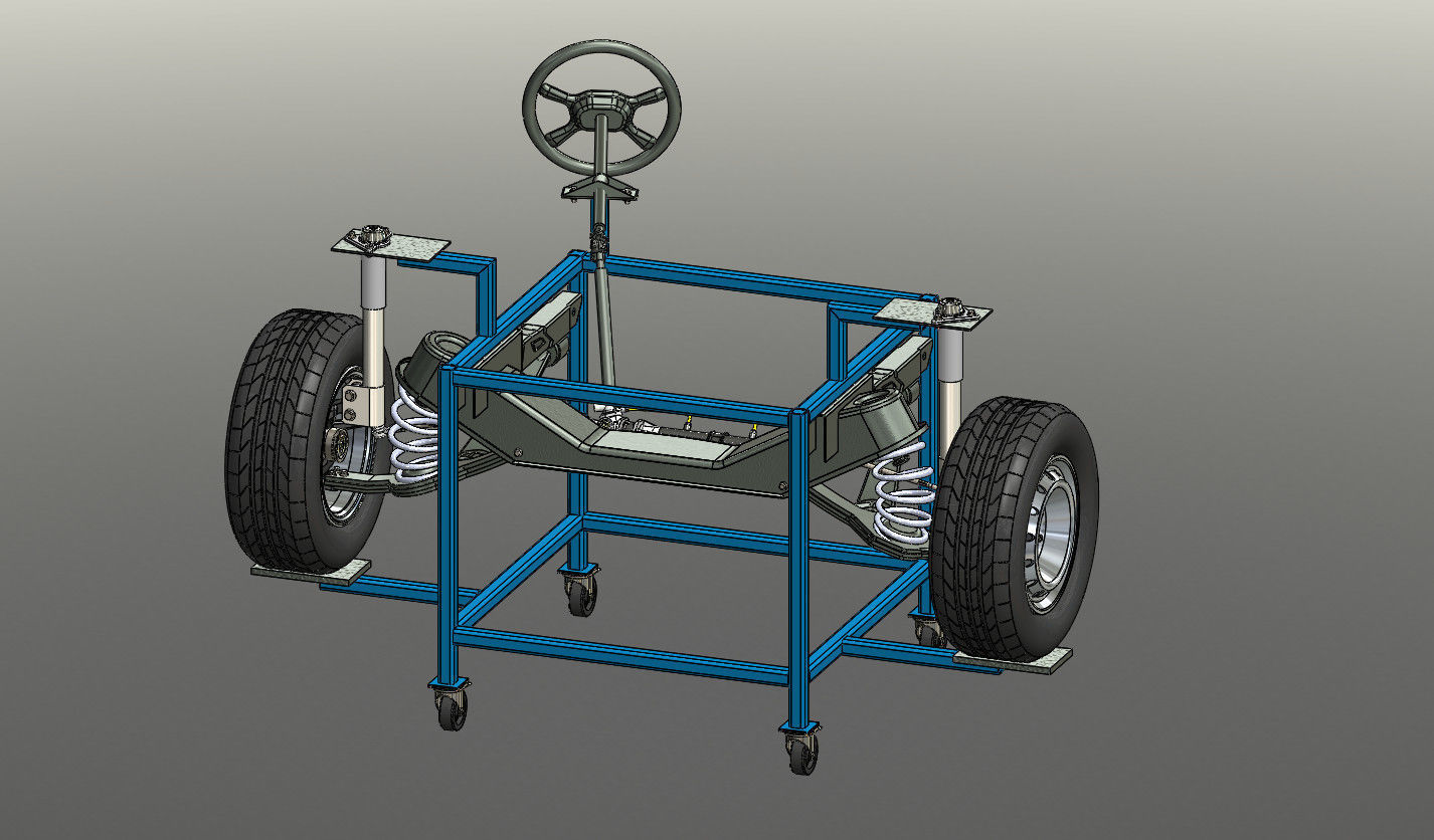 suspension model taylor wheeled chassis 3D print model_6