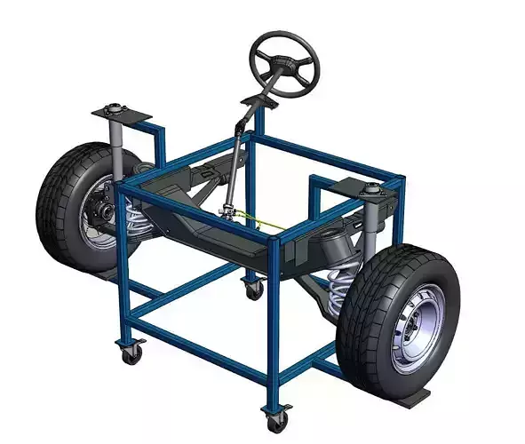 suspension model taylor wheeled chassis 3D print model