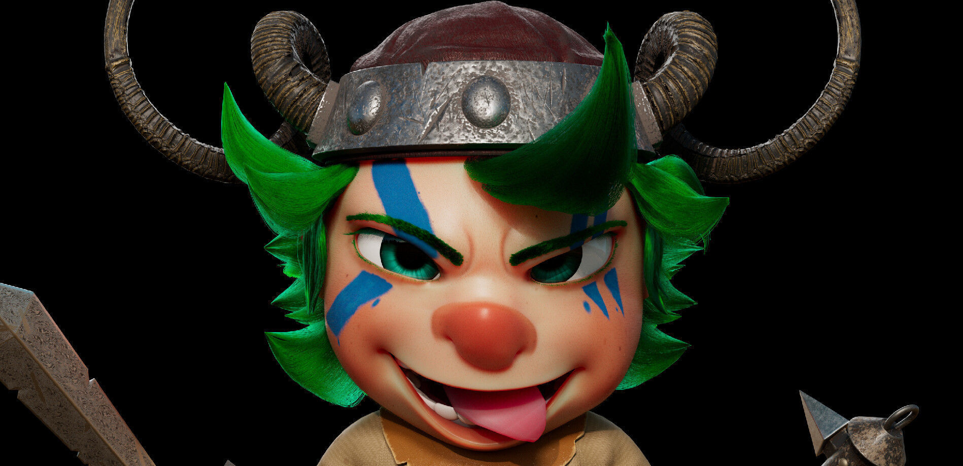 Tough Vikings Rig 3D model_1