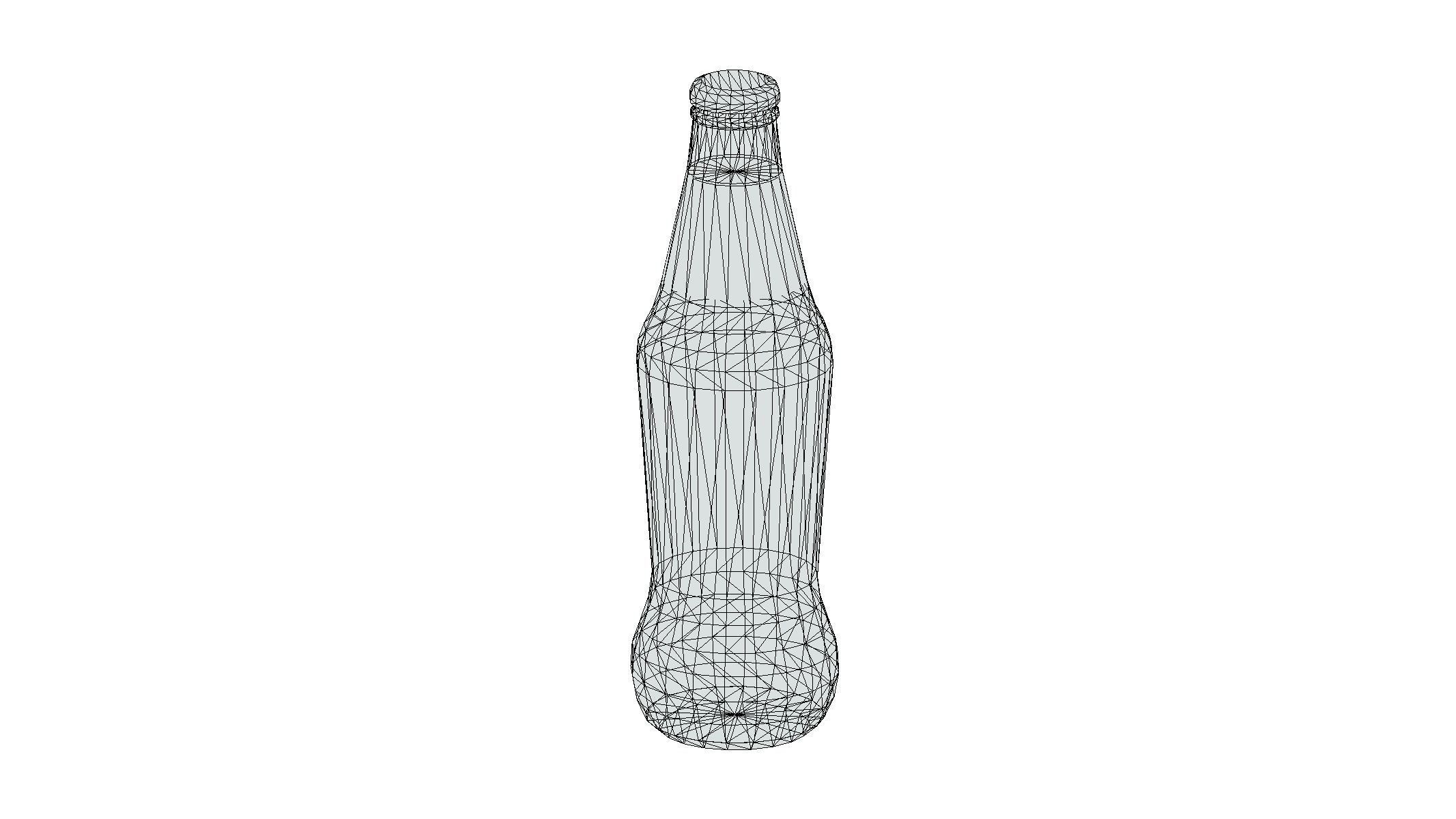 Supermarket Soda Drink Bottle 06 Low Poly PBR Realistic Low-poly 3D model_1